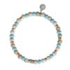 Bracciale Elastico Uomo Gerba Con Pietre Dure E Murrine