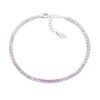 Bracciale Tennis Amen In Argento 925 Con Zirconi Degradè Viola