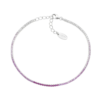 Bracciale Tennis Amen In Argento 925 Con Zirconi Fucsia Degradè 2 - Verre Gioielli Bracciale Tennis Amen In Argento 925 Con Zirconi Fucsia Degradè