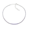 Bracciale Tennis Amen In Argento 925 Con Zirconi Viola Degradè 2 - Verre Gioielli Bracciale Tennis Amen In Argento 925 Con Zirconi Viola Degradè