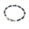 Bracciale Uomo Gerba Con Argento 925 E Pietre Dure Multicolor
