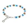 Bracciale Uomo Gerba In Argento 925 Con Pietre Dure Multicolor