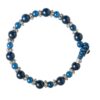 Bracciale Uomo Gerba Lab Con Argento 925 E Agata Blu