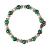 Bracciale Uomo Gerba Lab Con Argento 925 E Occhio Di Tigre Verde