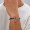 Bracciale Uomo Tennis Brosway In Acciaio Con Cubic Zirconia Neri 6 - Verre Gioielli Bracciale Uomo Tennis Brosway In Acciaio Con Cubic Zirconia Neri 2 Verre Gioielli - l'istituzione del gioiello