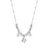 Collana Donna Brosway In Acciaio Con Quadrifoglio E Cristalli Bianchi Chakra