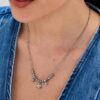 Collana Donna Brosway In Acciaio Con Quadrifoglio E Cristalli Bianchi Chakra 1 Verre Gioielli - l'istituzione del gioiello