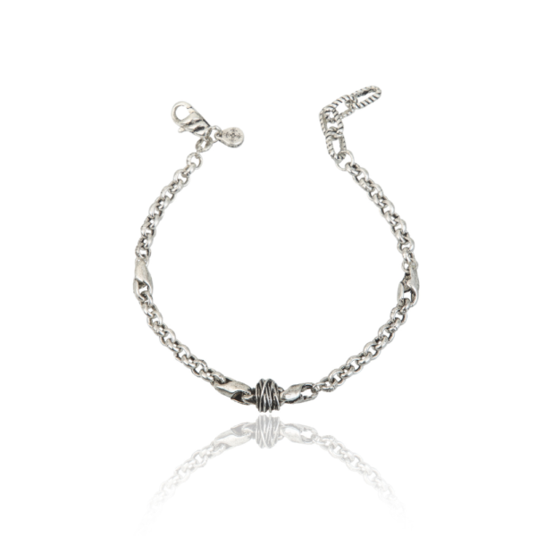 Bracciale Uomo A Catena Giacomo Burroni In Argento 925