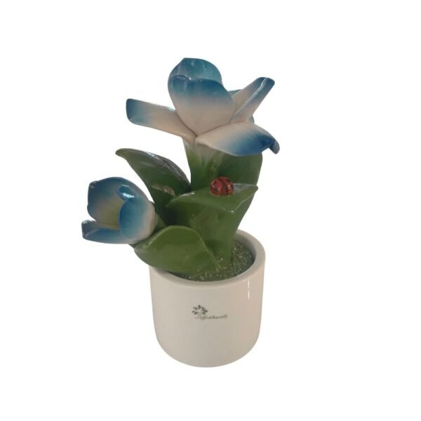 Scultura Elleboro Gli Alberelli In Ceramica Di Capodimonte