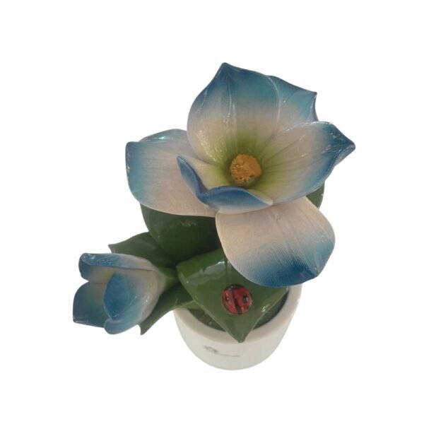 Scultura Elleboro Gli Alberelli In Ceramica Di Capodimonte