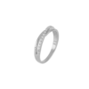 Anello Donna Fantasia Igold In Oro Bianco 9 Kt E Zirconi Bianchi 1 - Verre Gioielli Anello Donna Fantasia Igold In Oro Bianco 9 Kt E Zirconi Bianchi