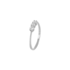 Anello Donna Trilogy Igold In Oro Bianco 9 Kt Con Zirconi Bianchi
