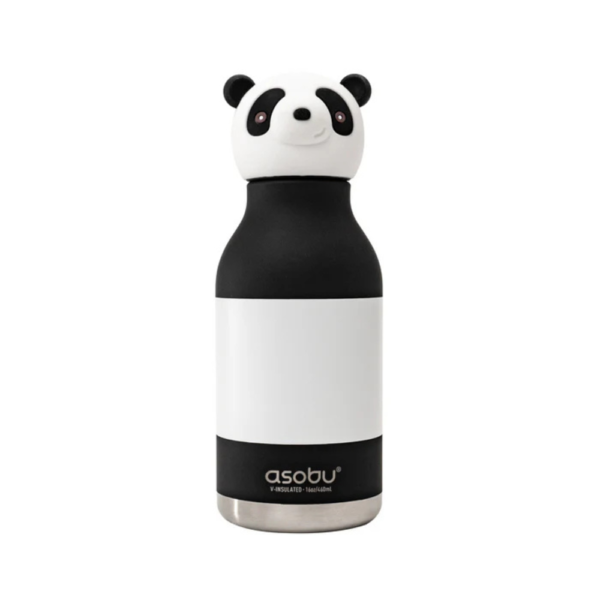Borraccia Termica Bimbi Asobu Panda In Acciaio Inox E Silicone