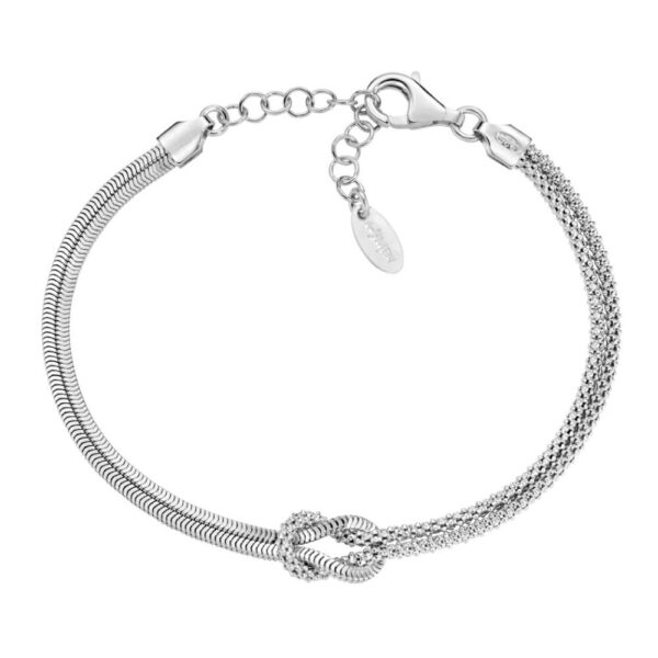 Bracciale Amen Nodo D'Amore In Argento 925 Silver
