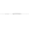 Bracciale Bimba Igold In Oro Bianco 9 Kt Con Infinito E Piastra 5 - Verre Gioielli Bracciale Bimba Igold In Oro Bianco 9 Kt Con Infinito E Piastra 1 Verre Gioielli - l'istituzione del gioiello