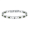 Bracciale Uomo Maserati In Acciaio Silver E Ceramica Nera