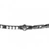 Bracciale Uomo Tennis Maserati In Acciaio Nero E Zirconi Bianchi E Neri 1 Verre Gioielli - l'istituzione del gioiello