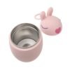 Lunch Box Coniglietto Rosa Asobu In Acciaio Inossidabile E Silicone 1 Verre Gioielli - l'istituzione del gioiello