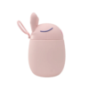 Lunch Box Coniglietto Rosa Asobu In Acciaio Inossidabile E Silicone 2 Verre Gioielli - l'istituzione del gioiello