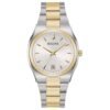 Orologio Donna Bulova Solo Tempo Surveyor Lady In Acciaio Bicolore 2 - Verre Gioielli Orologio Donna Bulova Solo Tempo Surveyor Lady In Acciaio Bicolore