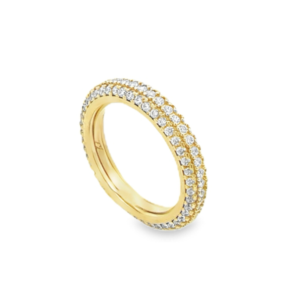 Anello Donna Labrioro In Argento 925 Dorato E Zirconi Bianchi 3 - Verre Gioielli Anello Donna Labrioro In Argento 925 Dorato E Zirconi Bianchi