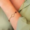 Bracciale Donna Boccadamo In Bronzo Placcato Oro Giallo E Cristalli Rossi 1 Verre Gioielli - l'istituzione del gioiello