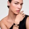 Orologio Donna Daniel Wellington Margot Unitone In Acciaio E Pelle Nera 3 Verre Gioielli - l'istituzione del gioiello