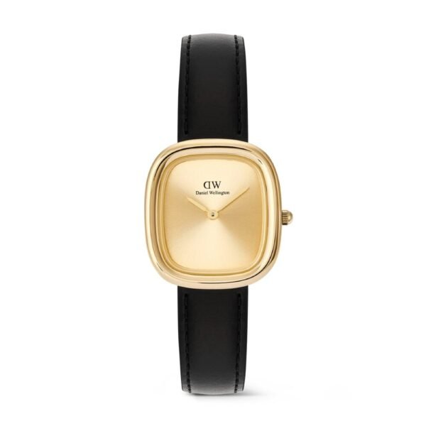 Orologio Donna Margot Unitone Daniel Wellington In Acciaio Dorato E Pelle Nera