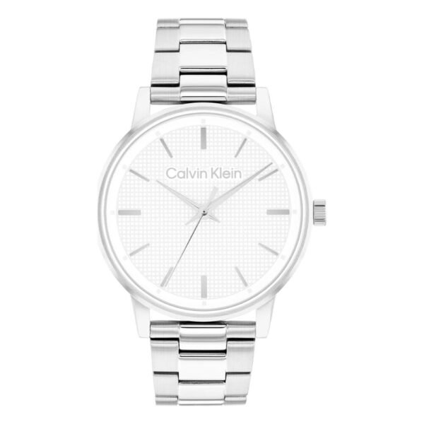 Orologio Uomo Calvin Klein In Acciaio Silver Linked