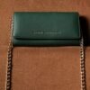 Portafoglio Donna Daniel Wellington In Pelle Verde 1 Verre Gioielli - l'istituzione del gioiello