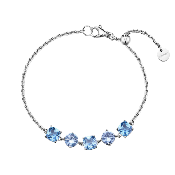BRacciale Donna Brosway Dreaming In Acciaio Silver E Cubic Zirconia Celesti