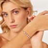 Bracciale Donna Brosway Dreaming In Acciaio Silver E Cubic Zirconia Bianchi 3 Verre Gioielli - l'istituzione del gioiello