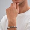 Bracciale Uomo Brosway Riptide In Acciaio Silver E Reutenio 2 Verre Gioielli - l'istituzione del gioiello