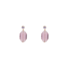Orecchini Donna Antura Con Cristalli Di Resina Semitrasparente Viola 1 - Verre Gioielli Orecchini Donna Antura Con Cristalli Di Resina Semitrasparente Viola
