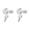 Orecchini Donna Brosway Chakra In Acciaio Silver A Rosa