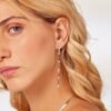Orecchini Donna Brosway Dreaming In Acciaio E Pvd Oro Giallo 14 Kt Con Cubic Zirconia 3 Verre Gioielli - l'istituzione del gioiello