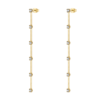 Orecchini Donna Brosway Dreaming In Acciaio E Pvd Oro Giallo 14 Kt Con Cubic Zirconia
