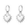 Orecchini Donna Cerchio Brosway Chakra In Acciaio Silver E Pendente A Cuore 2 - Verre Gioielli Orecchini Donna Cerchio Brosway Chakra In Acciaio Silver E Pendente A Cuore