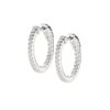 Orecchini Donna Amen In Argento 925 A Cerchio Con Zirconi Bianchi 1 - Verre Gioielli Orecchini Donna Amen In Argento 925 A Cerchio Con Zirconi Bianchi