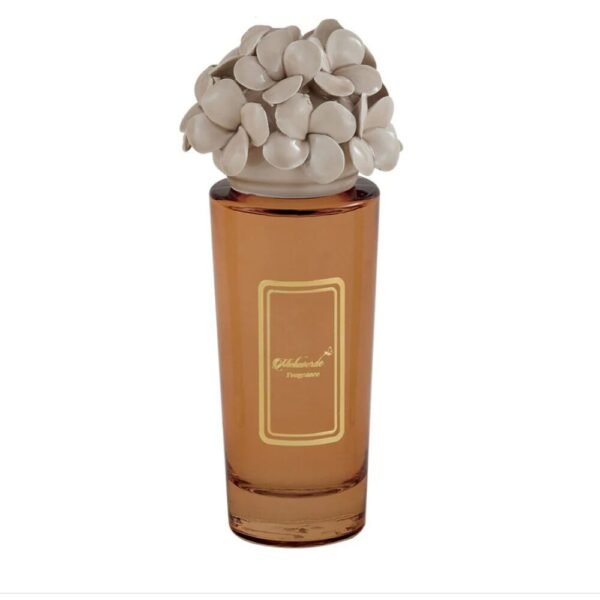 Profumatore Mela Verde Con Ortensia In Ceramica Capodimonte