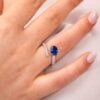 Anello Donna Bottega Boccadamo In Argento 925 Con Zirconi Bianchi E Cristallo Blu 5 - Verre Gioielli Anello Donna Bottega Boccadamo In Argento 925 Con Zirconi Bianchi E Cristallo Blu 1 Verre Gioielli - l'istituzione del gioiello