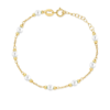 Bracciale Bambina Igold In Oro Giallo 9 Kt E Perle 1 - Verre Gioielli Bracciale Bambina Igold In Oro Giallo 9 Kt E Perle
