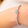 Bracciale Bangle Donna Bottega Boccadamo In Argento 925 Con Zirconi Bianchi E Cristallo Acquamarina 5 - Verre Gioielli Bracciale Bangle Donna Bottega Boccadamo In Argento 925 Con Zirconi Bianchi E Cristallo Acquamarina 1 Verre Gioielli - l'istituzione del gioiello