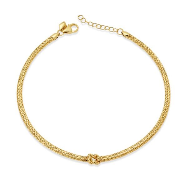 Bracciale Igold In Oro Giallo 9 Kt Con Nodo D'Amore