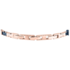 Bracciale Uomo Maserati In Acciaio Rosato E Ceramica Blu 3 Verre Gioielli - l'istituzione del gioiello