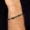 Bracciale Uomo Maserati In Acciaio Rosato E Ceramica Blu 2 Verre Gioielli - l'istituzione del gioiello