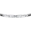 Bracciale Uomo Maserati In Acciaio Silver Con Ceramica Nera 2 Verre Gioielli - l'istituzione del gioiello