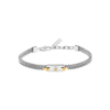 Bracciale Uomo Maserati In Acciaio Silver E Dettagli Dorati
