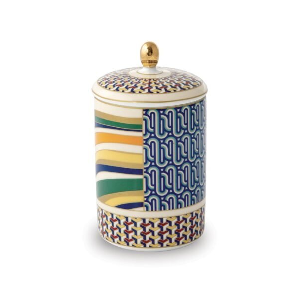 Candela Profumata Pozzi Milano In Vaso Di Porcellana Living Geometric