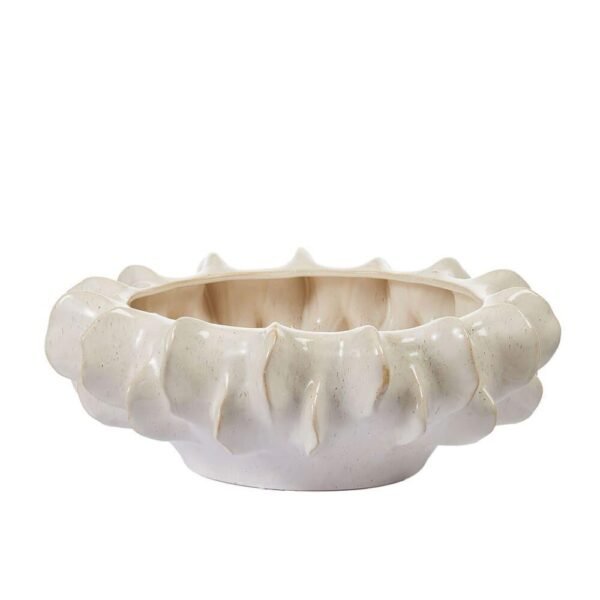 Centrotavola L'Oca Nera In Gres Bianco